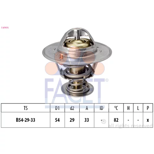 Termostat chladenia FACET 7.8797S