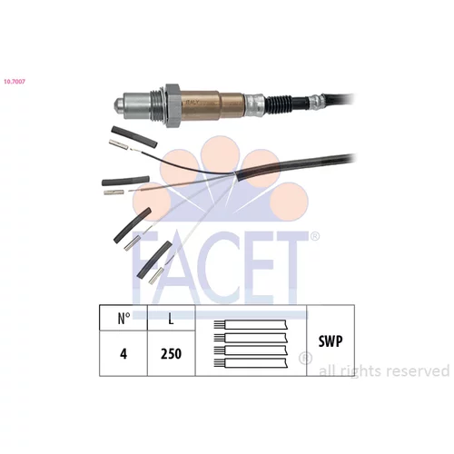 Lambda sonda FACET 10.7007