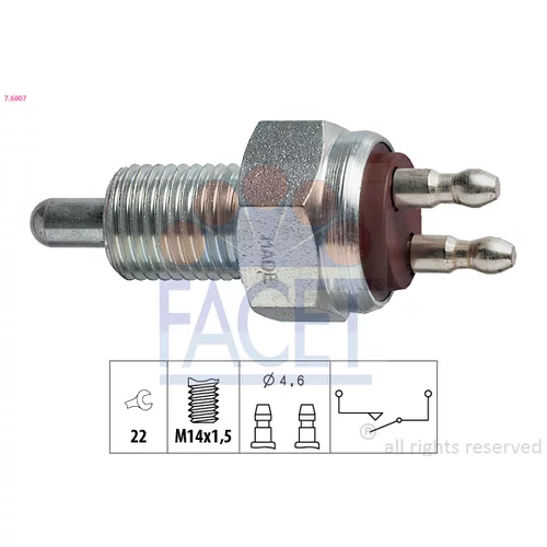 Spínač cúvacích svetiel FACET 7.6007