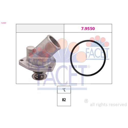 Termostat chladenia FACET 7.8197