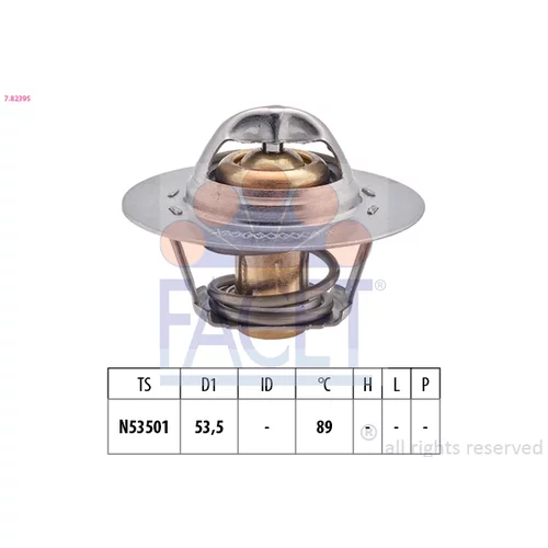 Termostat chladenia FACET 7.8239S