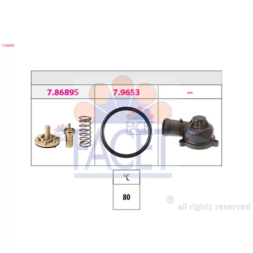 Termostat chladenia FACET 7.8689K