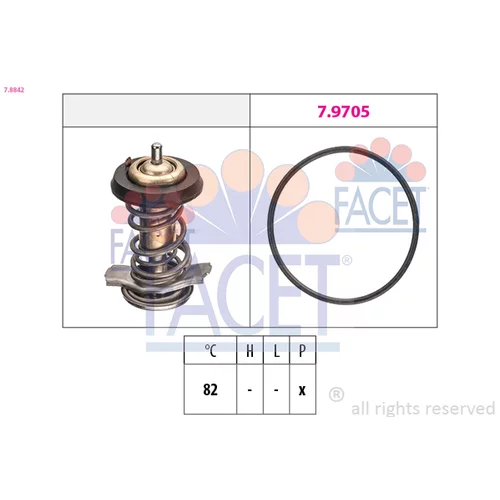 Termostat chladenia FACET 7.8842