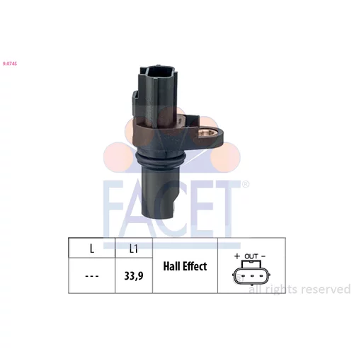 Snímač otáčok FACET 9.0745
