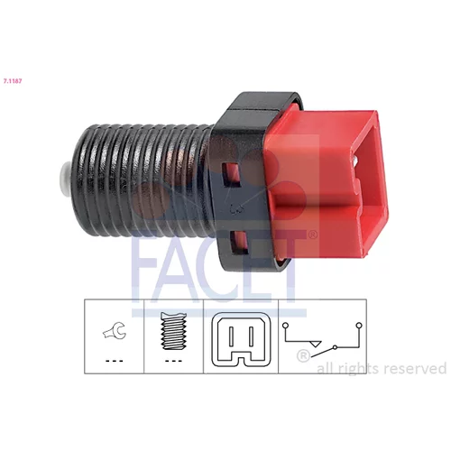 Spínač brzdových svetiel 7.1187 /FACET/