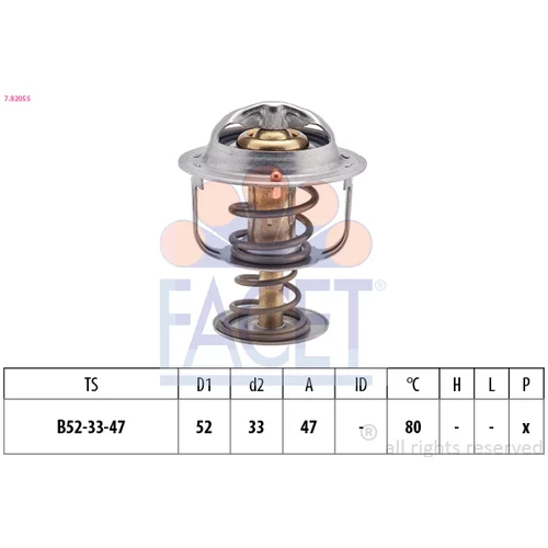 Termostat chladenia FACET 7.8205S