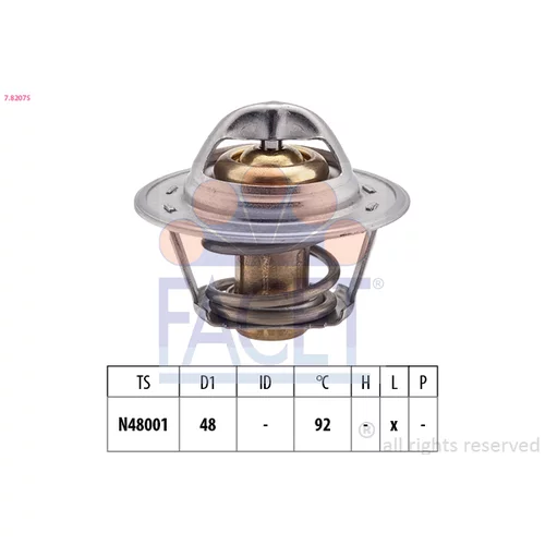Termostat chladenia 7.8207S /FACET/