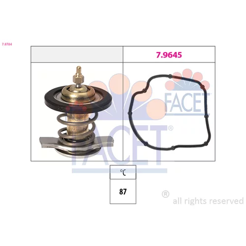 Termostat chladenia FACET 7.8784