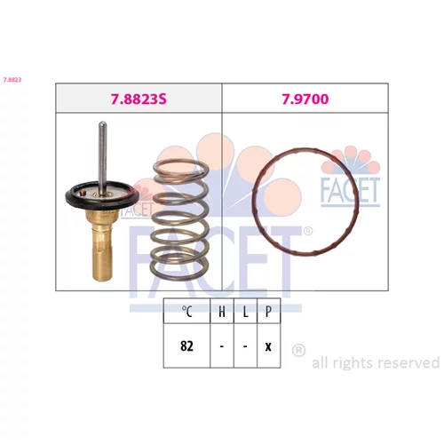 Termostat chladenia FACET 7.8823