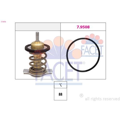 Termostat chladenia FACET 7.7974