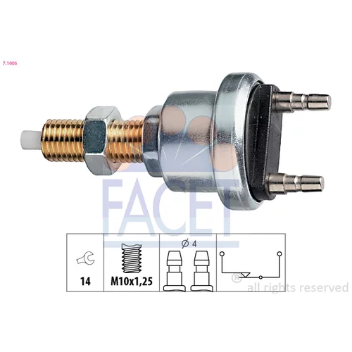 Spínač brzdových svetiel FACET 7.1006
