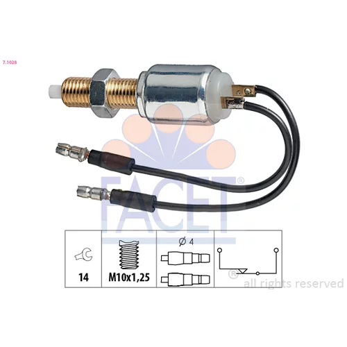 Spínač brzdových svetiel FACET 7.1028