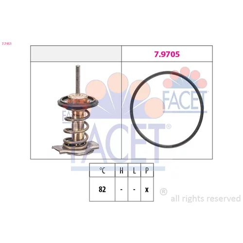 Termostat chladenia FACET 7.7951