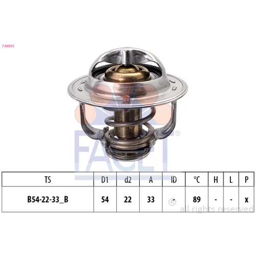 Termostat chladenia FACET 7.8693S