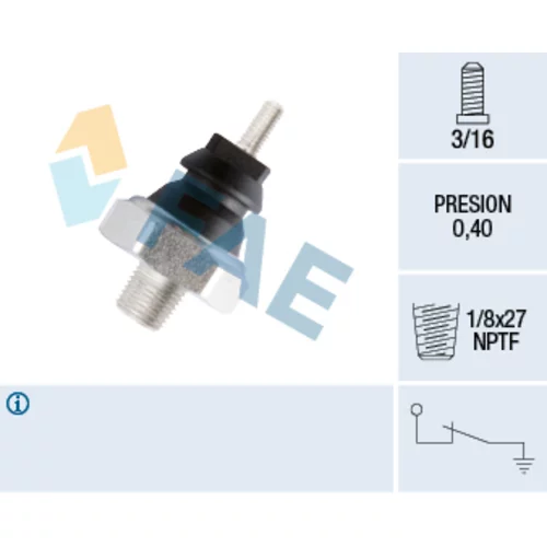 Olejový tlakový spínač FAE 12180