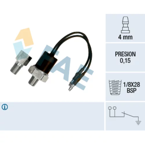 Olejový tlakový spínač 12540 /FAE/