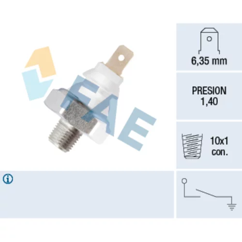 Olejový tlakový spínač FAE 12920