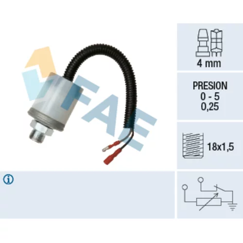 Snímač tlaku oleja FAE 14090