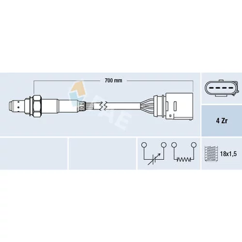 Lambda sonda FAE 77205