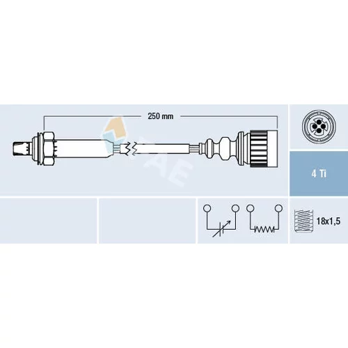 Lambda sonda FAE 77355