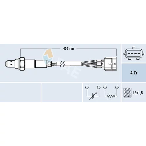 Lambda sonda FAE 77469