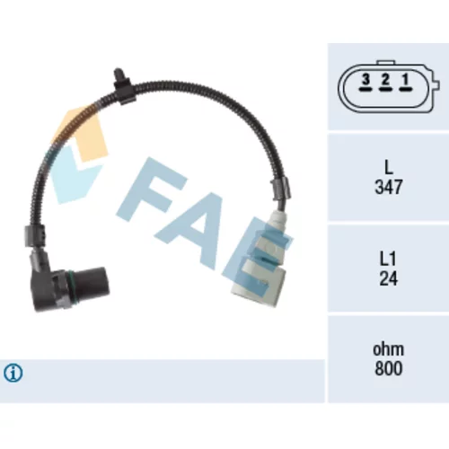 Snímač impulzov kľukového hriadeľa FAE 79463