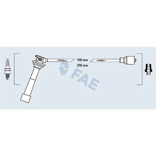 Sada zapaľovacích káblov FAE 85806