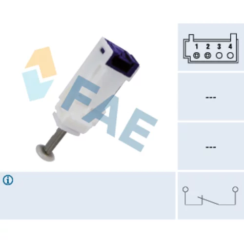Spínač ovládania spojky (pre tempomat) FAE 24792