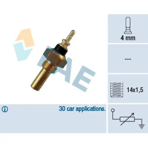 Snímač teploty chladiacej kvapaliny FAE 32330