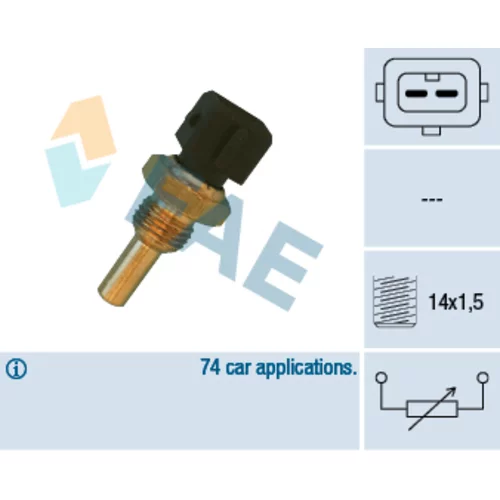Snímač teploty chladiacej kvapaliny FAE 32560