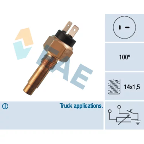 Snímač teploty chladiacej kvapaliny FAE 34150