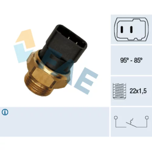 Teplotný spínač ventilátora chladenia FAE 37210