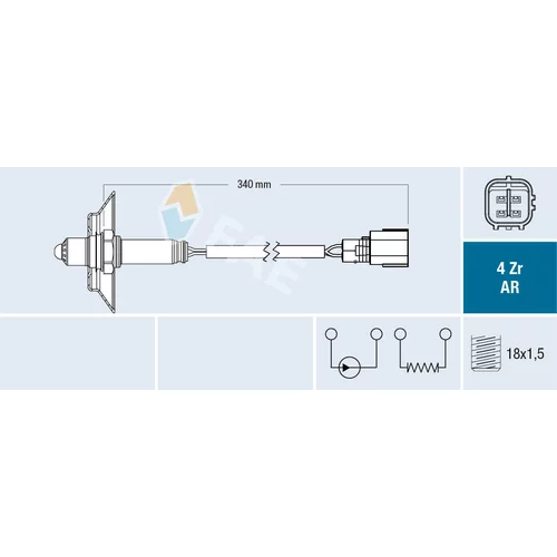 Lambda sonda FAE 75672