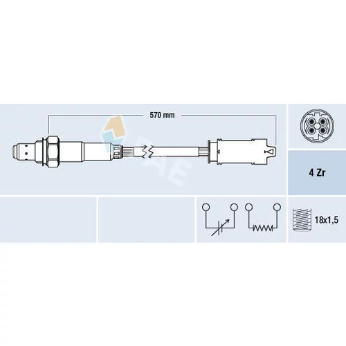 Lambda sonda FAE 77266