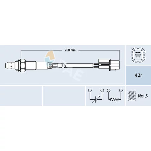 Lambda sonda FAE 77291