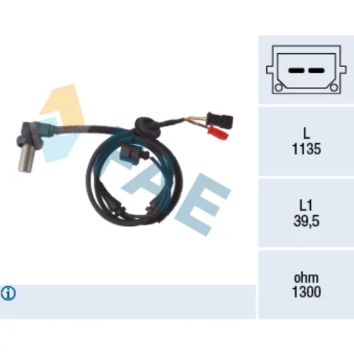 Snímač počtu otáčok kolesa FAE 78085