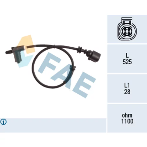 Snímač počtu otáčok kolesa FAE 78175