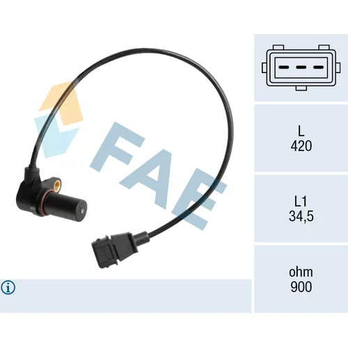 Snímač impulzov kľukového hriadeľa FAE 79073