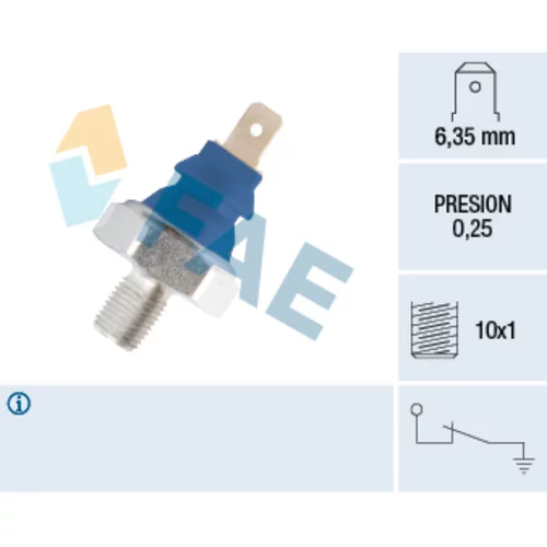 Olejový tlakový spínač FAE 11690