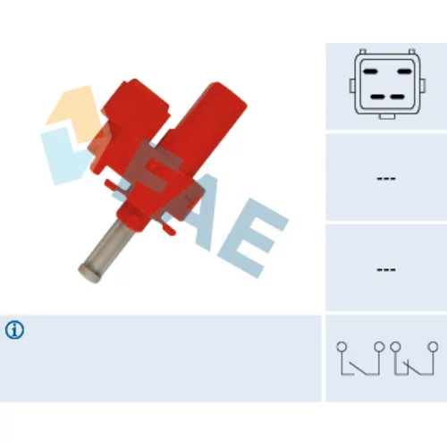 Spínač ovládania spojky (pre tempomat) FAE 24835
