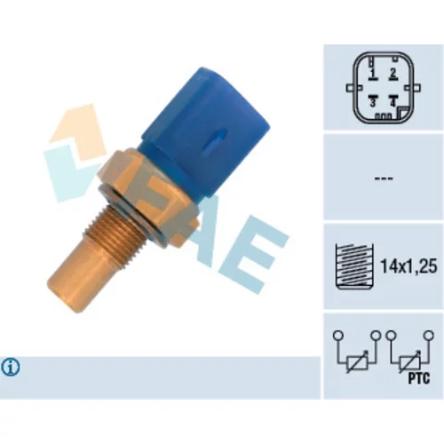 Snímač teploty chladiacej kvapaliny FAE 33791