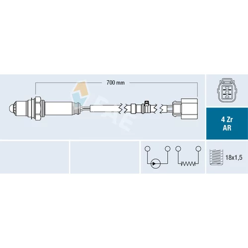 Lambda sonda FAE 75609