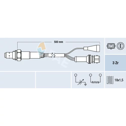 Lambda sonda FAE 77105