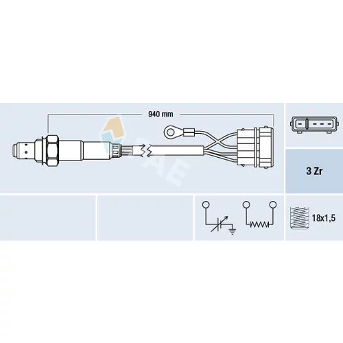 Lambda sonda FAE 77112