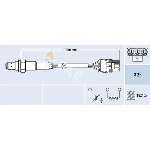 Lambda sonda FAE 77120