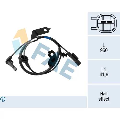 Snímač počtu otáčok kolesa FAE 78205