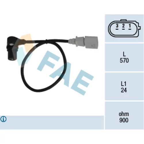 Snímač impulzov kľukového hriadeľa FAE 79056