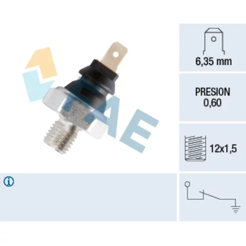 Olejový tlakový spínač FAE 11650