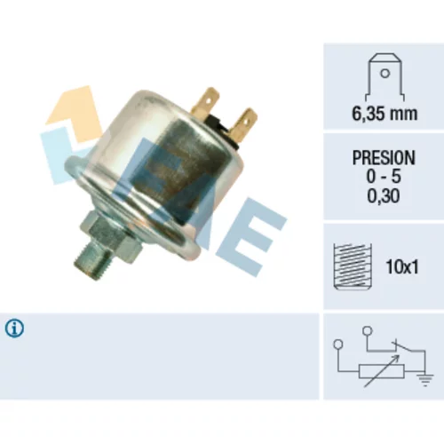 Snímač tlaku oleja FAE 14740