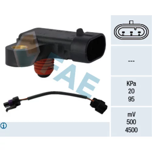 Snímač tlaku v sacom potrubí FAE 15122